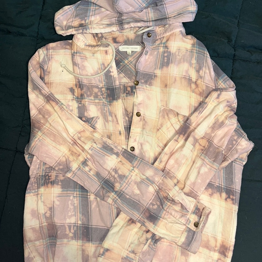 Hooded flannel